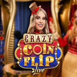 Live Casino logo of Crazy Coin Flip from Evolution at Bonuskong Casino